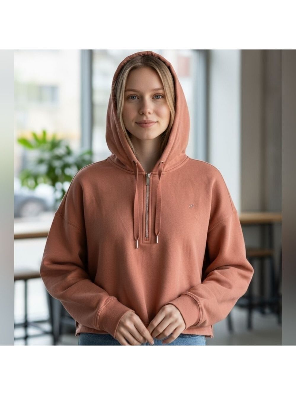 Calvin Klein Performance Hoodie Burnt Umber XXL #HD8